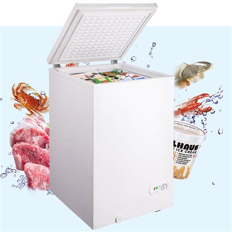 Chest Freezer Cubic Feet Small Freezer Compact Freezer With