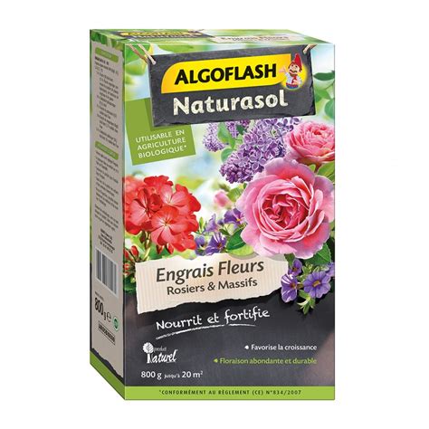 Engrais Fleurs Rosiers Et Massifs Algoflash