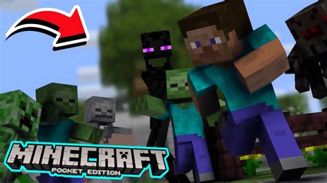 Realistic Mob Animations Mod For Minecraft Pe Youtube