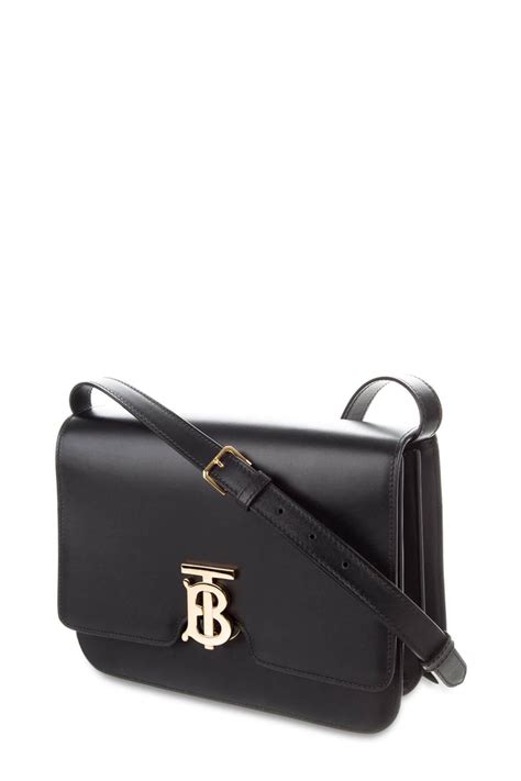 Medium Leather Tb Bag Black Style Theory Sg