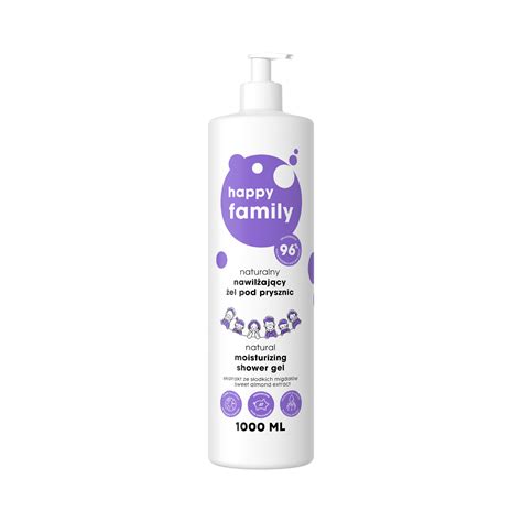 Naturalny nawilżający żel pod prysznic HAPPY FAMILY 1000 ml 4organic