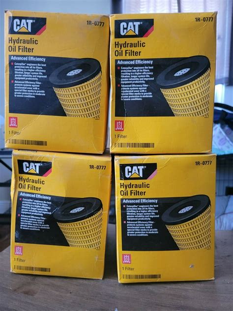 Lot Of 4 New Caterpillar Filter 1r0777 Cat 1r 0777 Ebay