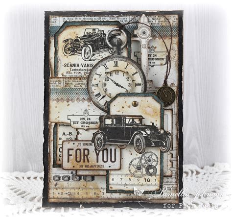 My Little Craft Things: Pion Design - Vintage Cars for Him with video