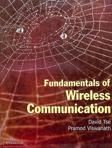 Buy Fundamentals Of Wireless Communication Book Tse Davidpramod