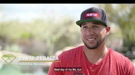 What was the best day of David Peralta’s life?