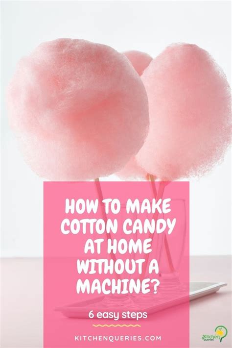 Easy Homemade Cotton Candy Recipe