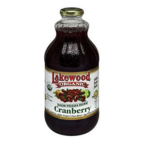 Lakewood Organic Cranberry Flavored Juice Blend Fl Oz