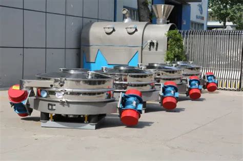 Gaofu Skimmed Milk Powder Rotary Vibrating Screen Double Vibration