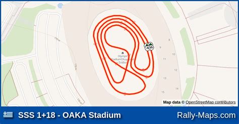 Sss Oaka Stadium Stage Map Acropolis Rally Of Greece Wrc