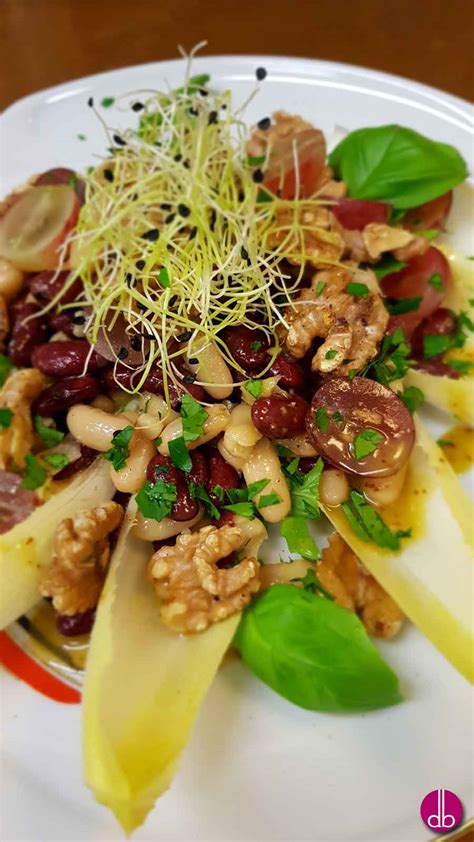 Veganer Bohnen Trauben Salat Mit Walnuss DELi BERLIN Kochideen