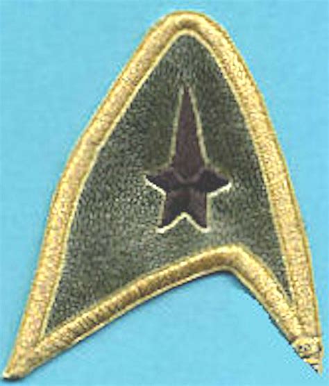 Classic Tos Star Trek Command Insignia Patch The Cage Ebay