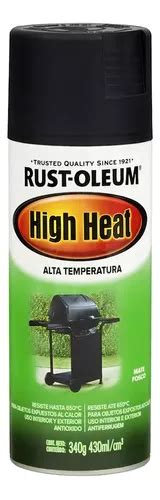 Rust Oleum Alta Temperatura Pintura Aerosol Ml Color Negro