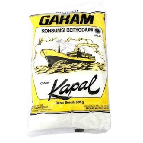 Jual Garam Beryodium Cap Kapal 500gram Shopee Indonesia