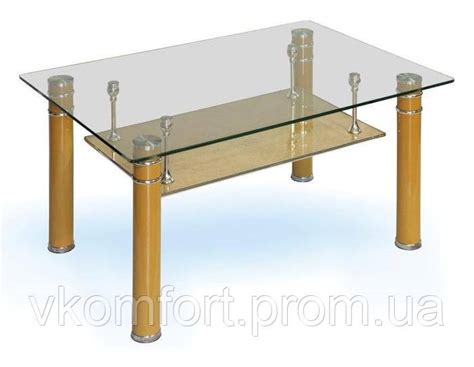 Журнальный стеклянный стол - модель K682 (ID#1210333043), купить на Prom.ua