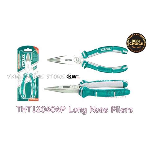 Total Tht120606p Long Nose Pliers Shopee Malaysia