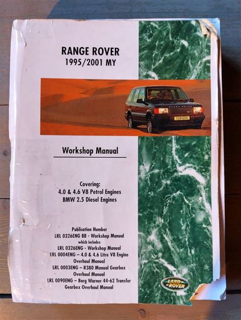 Workshop Manual Range Rover P Kaufen Auf Ricardo