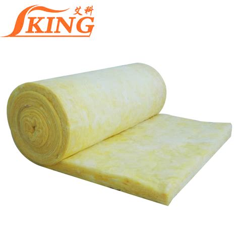 Fiberglass Wool Roll 12kg M3 Thermal Insulation 50mm Glass Wool China Fiberglass Rolls And