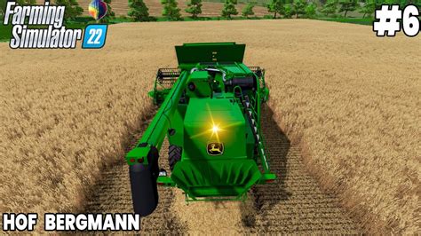 Harvesting Wheat And Spreading Herbicide Hof Bergmann Farming Simulator 22 Episode 6 Youtube