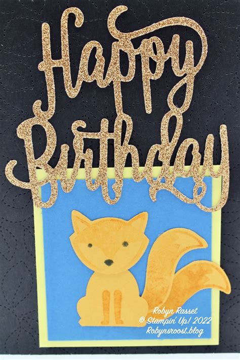 Sonic Tails Birthday – Stamping@Robyn's Roost