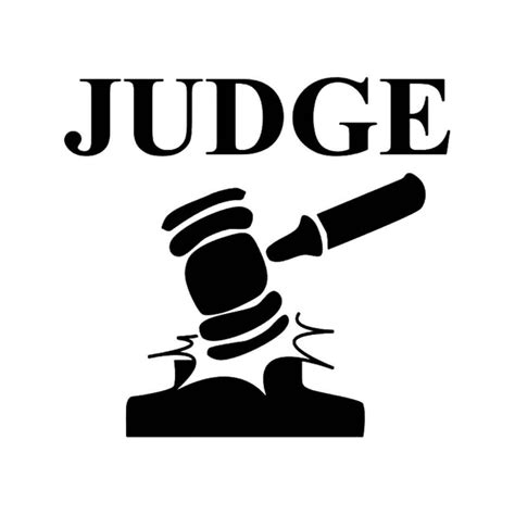 Buy Judge Law Decal Sticker Online