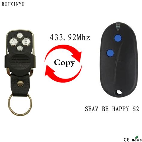 Controle Remoto Seav Be Happy S2 433 92mhz Controle Remoto De Porta