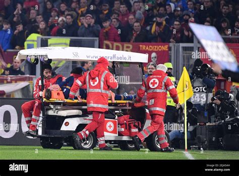 Nicolo Zaniolo injury (Photo by pressinphoto/Sipa USA Stock Photo - Alamy