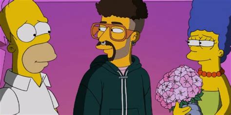 The Simpsons May Have Predicted Bad Bunny Throwing A Fans Phone Indy100