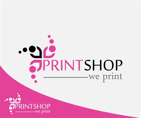 Modern Elegant Printing Logo Design For Company Name Is Printshop