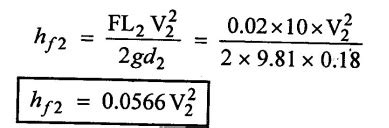 Fluid Flow Through Pipes In Series And Parallel With Solved Example