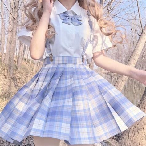 Kawaii High Waist Country Pleat Skirt Kawaii Fashion Shop Cute Asian Japanese Harajuku Cute