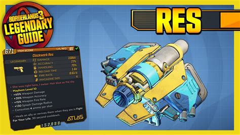 Borderlands Res Arms Race Legendary Item Guide Youtube