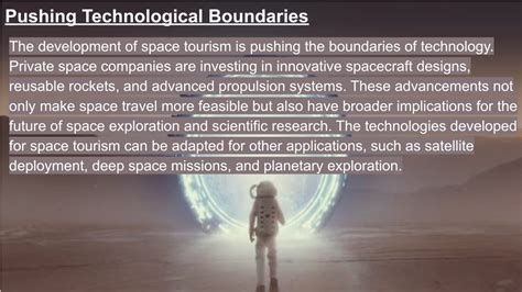 Ppt Space Tourism Opening Up New Frontiers For Travel Powerpoint