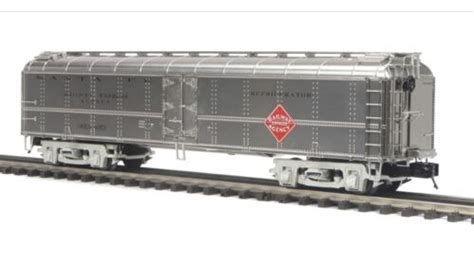 Mth Premier Santa Fe Plated R50b Express Reefer Car O Scale