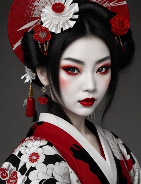 Épinglé par Gretel Martínez sur Izumi dolls Maquillage geisha Geisha