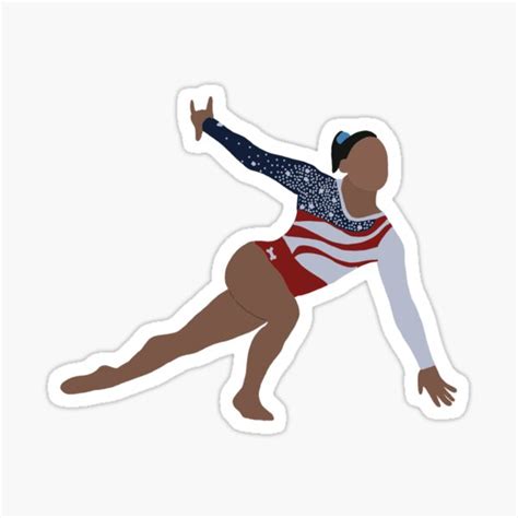 Simone Biles Sticker For Sale By Ashley0615 Redbubble