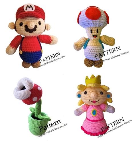 Mario Crochet Patterns | Sprite Stitch