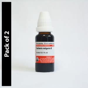 Dr Willmar Schwabe Germany Berberis Vulgaris Q Q Mother Tincture Price