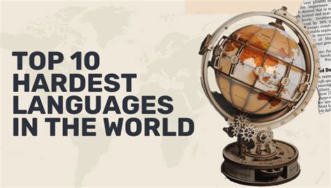 Most Difficult Hardest Languages In The World