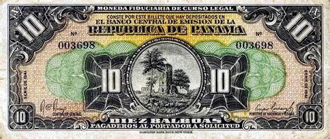 Panamanian Balboa Banknotes (1941) : r/LatinAmerica