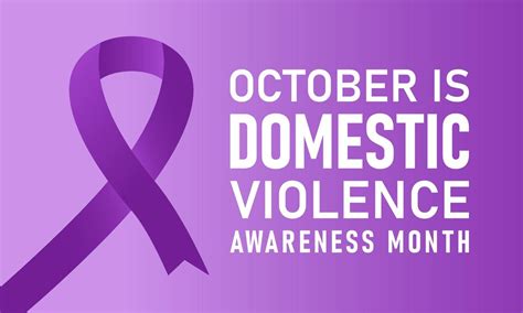 Premium Vector National Domestic Violence Awareness Month Is Observed