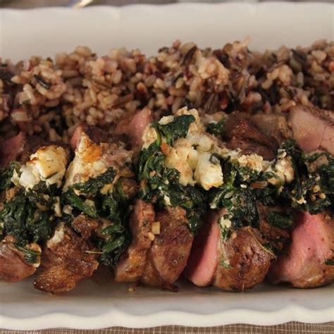 Leg Of Lamb With Goat Cheese And Spinach Stuffing Recipe Lamb Leg Recipes Goat Recipes