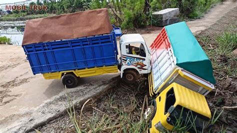 Mobil Truk Canter Fuso Balapan Sampai Oleng Rc Handmade Isuzu Nmr