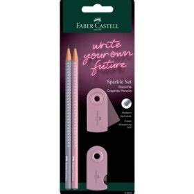 Faber Castell Bleistift Set Jumbo Sparkle Lila Tlg