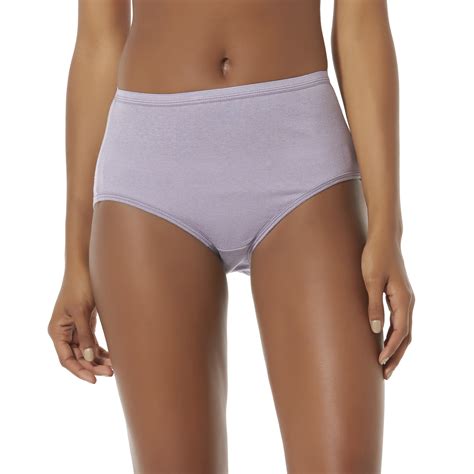 Hanes Womens 4 Pairs Ultimate Cotton Comfort Brief Panties