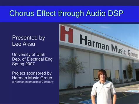 PPT - Chorus Effect through Audio DSP PowerPoint Presentation, free download - ID:3935139