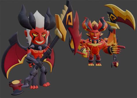 Demon Mortis Brawl Stars Por Goatgamez Descargar Modelo Stl