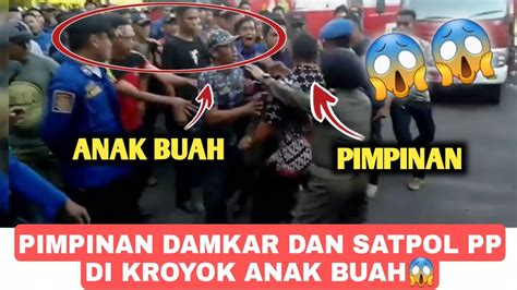 Tidak Suka Di Bentak Anak Buah Nekat Kroyok Pimpinan Damkar Dan Satpol