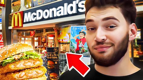 Adin Ross Tries Japanese Mcdonalds Youtube