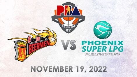 Pba Season San Miguel Beermen Vs Phoenix Super Lpg Fuel Masters