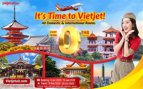 Vietjet Thailand Launches It S Time To Vietjet Fare Starting At Baht